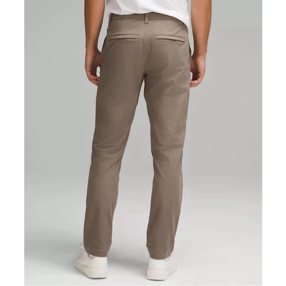 Lululemon ABC Classic-Fit 5Pkt Pants Trouser Warpstreme In Nomad 32 - Picture 3 of 5